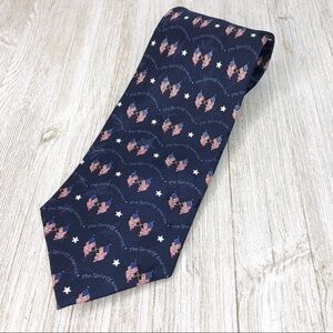 Tango by Max Raab Spirit of America Flag Silk Tie